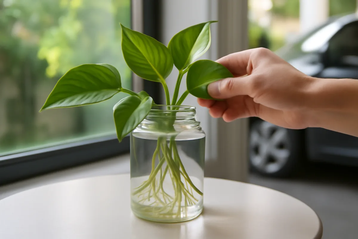 Come curare il pothos in acqua: il metodo per radici sane e foglie verdi