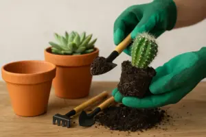 Attrezzi per travasi di piante grasse: riduci il rischio di danni alle radici