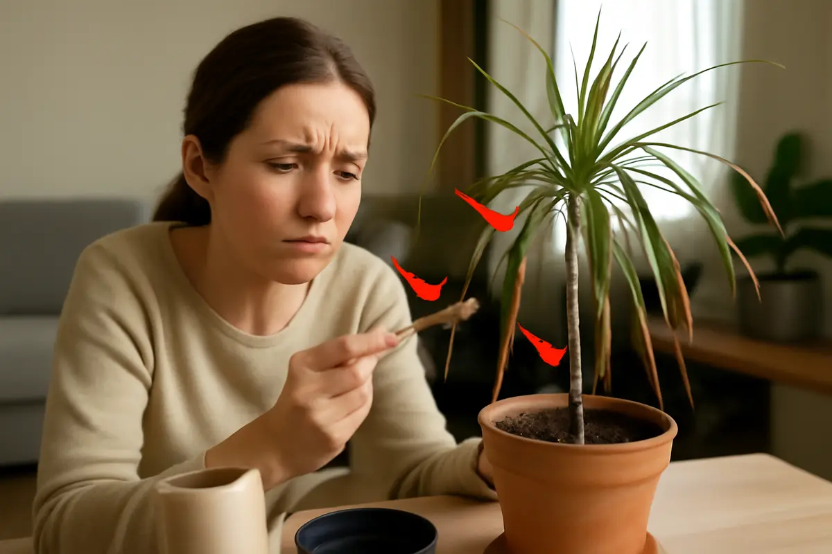 Perché le punte delle foglie si seccano nelle piante in casa? Tre errori comuni da correggere subito