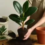Terra specifica per ficus elastica: favorisce foglie più grandi e minimizza lo stress da trapianto