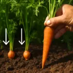 Crescita lenta delle carote: correggi questo aspetto e otterrai radici lunghe e croccanti