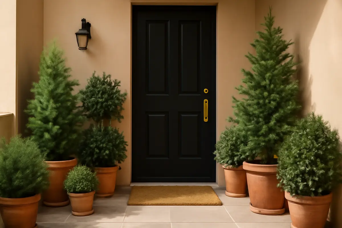 Come decorare l’ingresso di casa con piante sempreverdi? La scelta che dà il benvenuto tutto l’anno