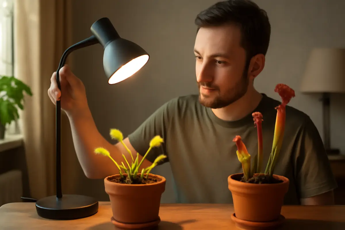 Quanta luce serve alle piante carnivore coltivate in casa? Un trucco semplice per farle prosperare