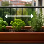 Qual è la distanza ideale per piantare aromatiche sul balcone? Eviti malattie e favorisci crescita rigogliosa