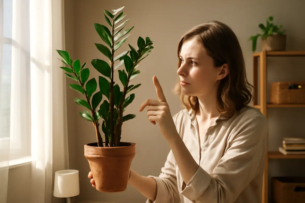 Come scegliere la posizione ideale per la zamioculcas? Luce, spazi e segreti per farla crescere