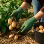 Patate novelle nell’orto: coltivazione sul pacciame per evitare malattie e semplificare la raccolta
