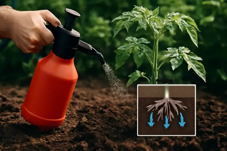 Quando utilizzare il concime liquido con pompa manuale? Assorbenza rapida e uniforme delle radici