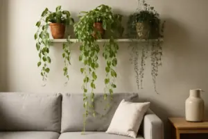 Decorare con piante pendenti: il segreto per un effetto cascata che non si sporca facilmente