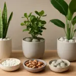 Sassi e ciottoli nei vasi: quali scegliere per un design moderno e piante più sane