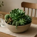 Centrotavola con piante grasse: l’alternativa facile ai fiori recisi che dura a lungo