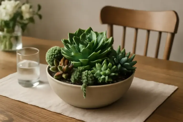 Centrotavola con piante grasse: l’alternativa facile ai fiori recisi che dura a lungo