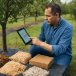Come scegliere la migliore pacciamatura per il frutteto? Materiali innovativi che ti fanno risparmiare tempo