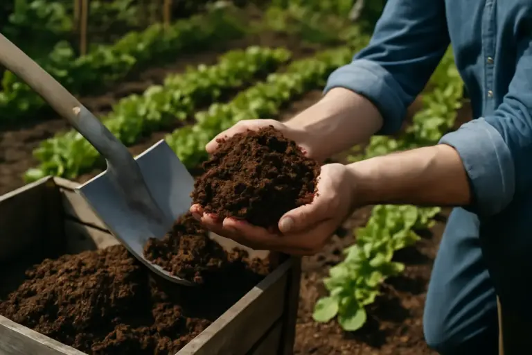 Compost maturo nell’orto: come riconoscerlo e usarlo per aumentare la produttività delle piante