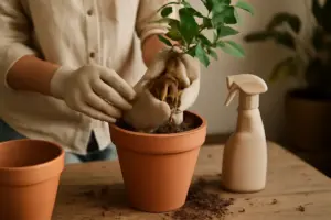 Cura delle radici esposte in vaso: il rimedio pratico che protegge la pianta da stress e secchezza