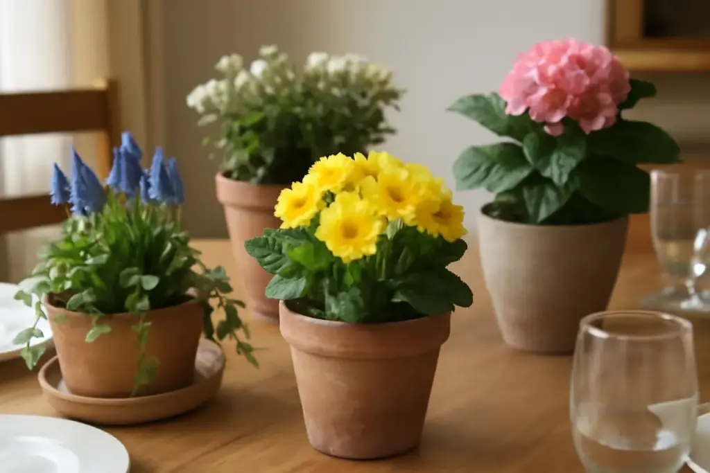Idee per centrotavola floreali con piante vive: lunga durata e fascino naturale per ogni occasione