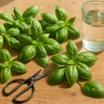 Talea di basilico: come riprodurre la pianta in acqua o terra